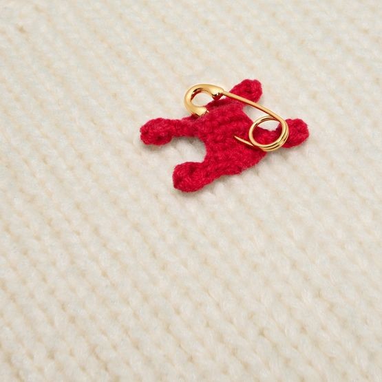 CELINE Crewneck sweater in cashmere and silk - Image 4