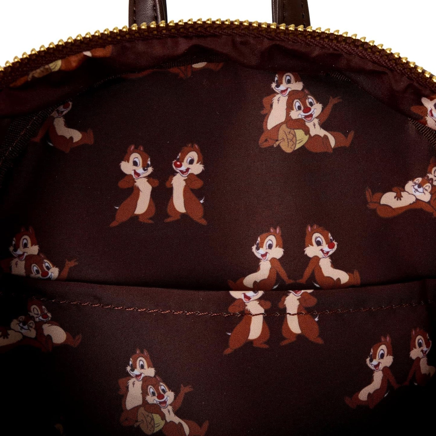 Loungefly Mini mochila acolchada Disney Chip and Dale