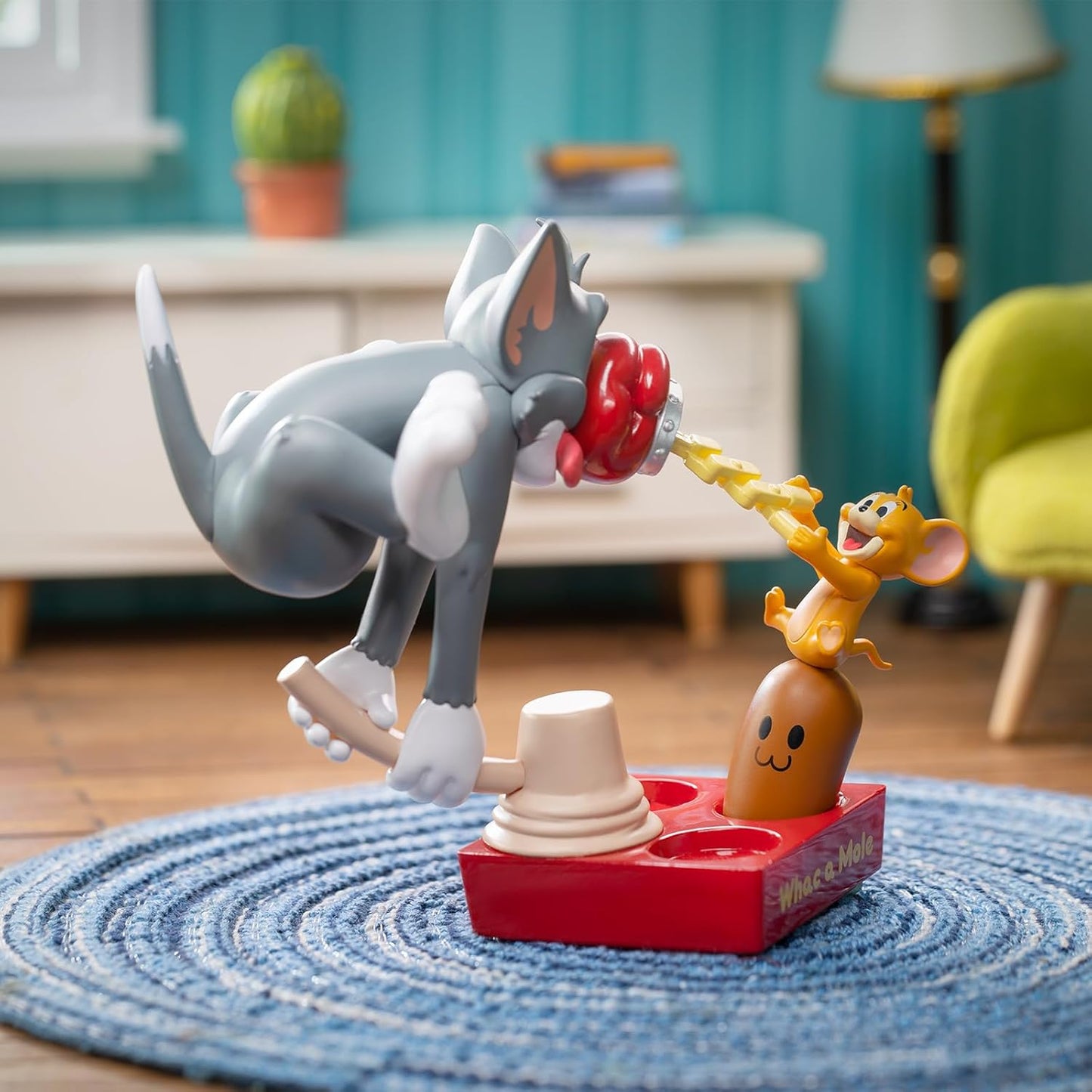 52TOYS x TOM and JERRY "BRAWLS BANG" Series Blind Box Tredding Figurine Collectible Figure Painted Toy Toy Toy Perfect Gift for Anime Fans Kids Collectors Birthday Christmas (1 Piece)