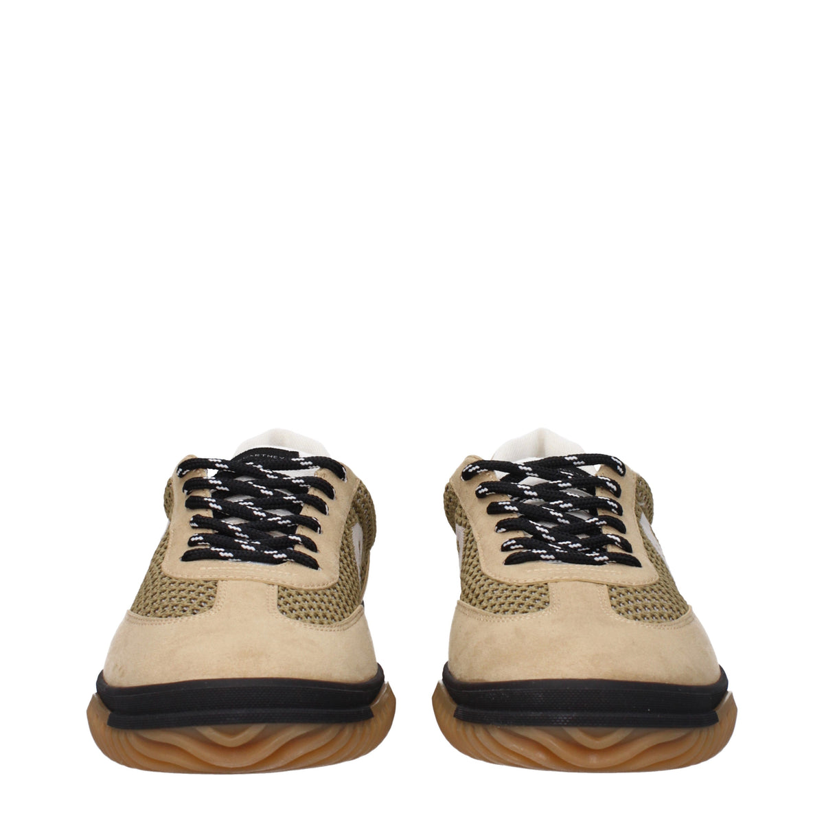 Stella ステラマッカートニースニーカー S- 波の女性ファブリックベージュ - Image 4