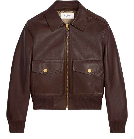 CELINE Aviator blouson jacket in calfskin - Image 4
