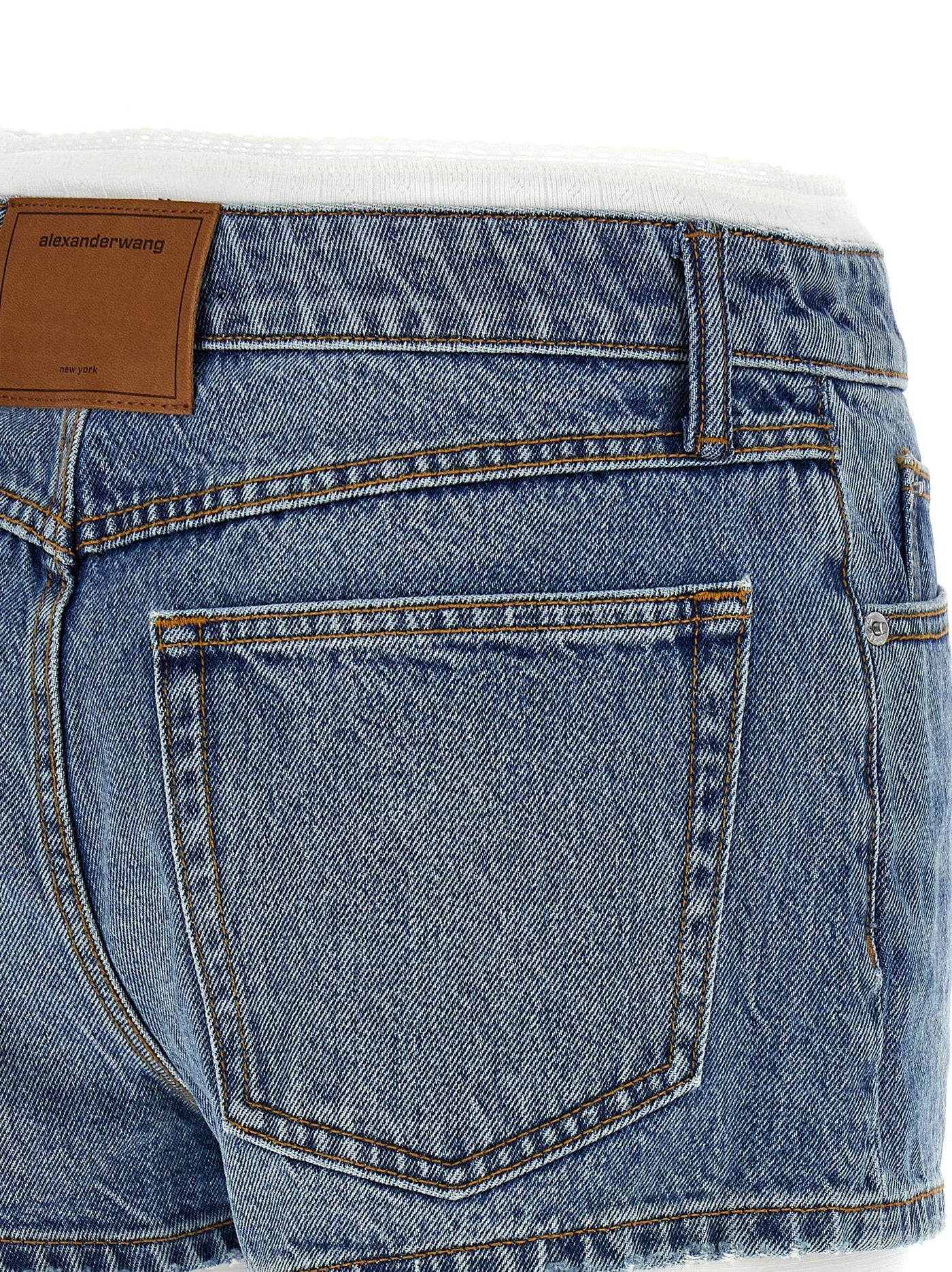 Denim X Alexander Wang デニムxアレクサンダーワンデニムショーツ - Image 4