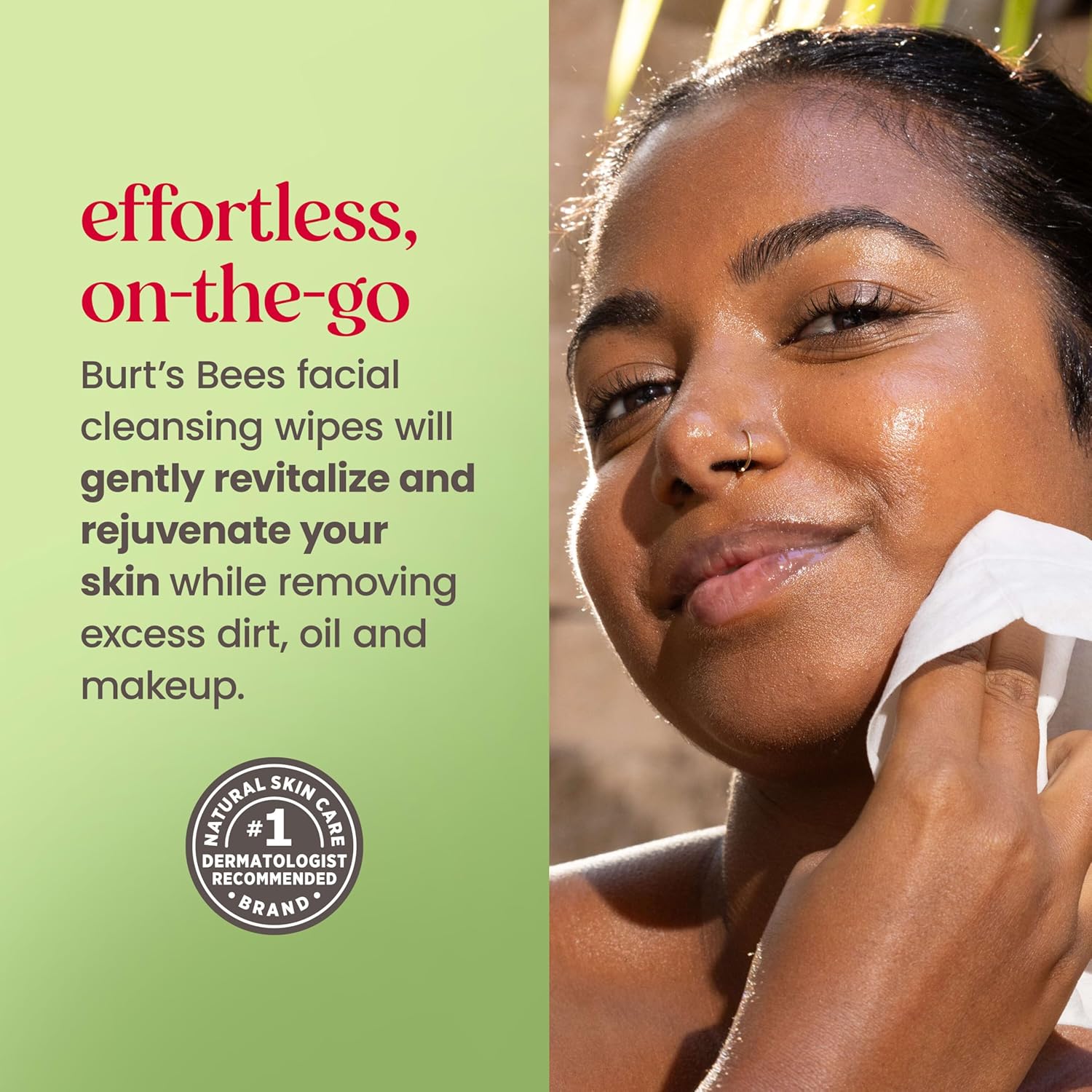 Burt's Bees Soothing Fragrance Free Facial Towelettes with Aloe Vera, 100 Percent Plant Based Cloth Makeup Remover Wipes for Sensitive Skin, 99 Percent Natural Origin Skin Care, 30 ct., Three Pack