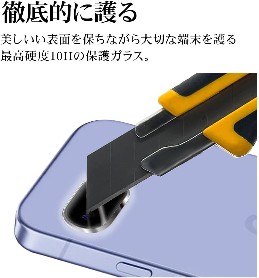 Rasta Banana Lens Cover Glass Film for Google Pixel 9a Camera Lens Protection Transparent Clear 10H Hardness CR4700P9A