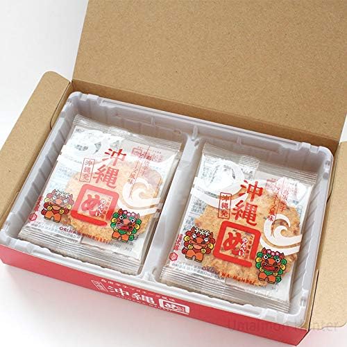 Okinawa Menbei Shima Chili Pepper Mayonnaise Flavor, Pack of 2, 8 Bags x 1 Box, Yamaguchi Aburaya Fukutaro Fukuoka Souvenir, Okinawa Limited Edition Second Tier