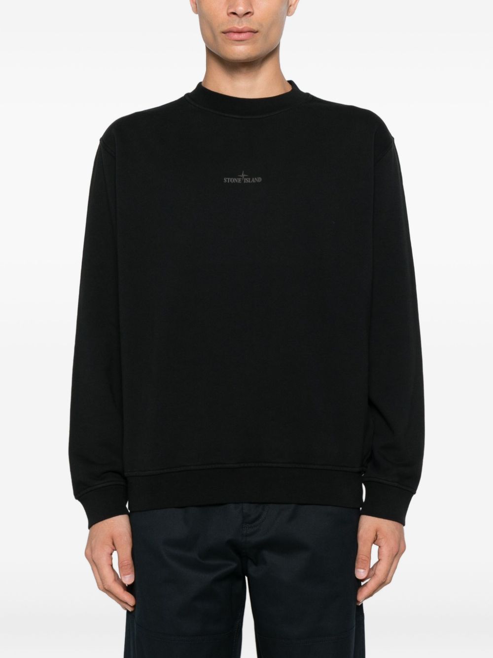 Stone Stone Island Printed Oversize Sweatshirt - Image 4