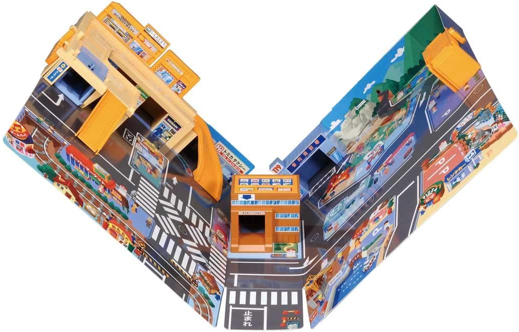 タカラトミー(TAKARA TOMY) 『 トミカ かんたんおかたづけ! にぎやかサウンドタウン 』 ミニカー 車 おもちゃ unisex 3歳以上 玩具安全基準合格 STマーク認証 TOMICA