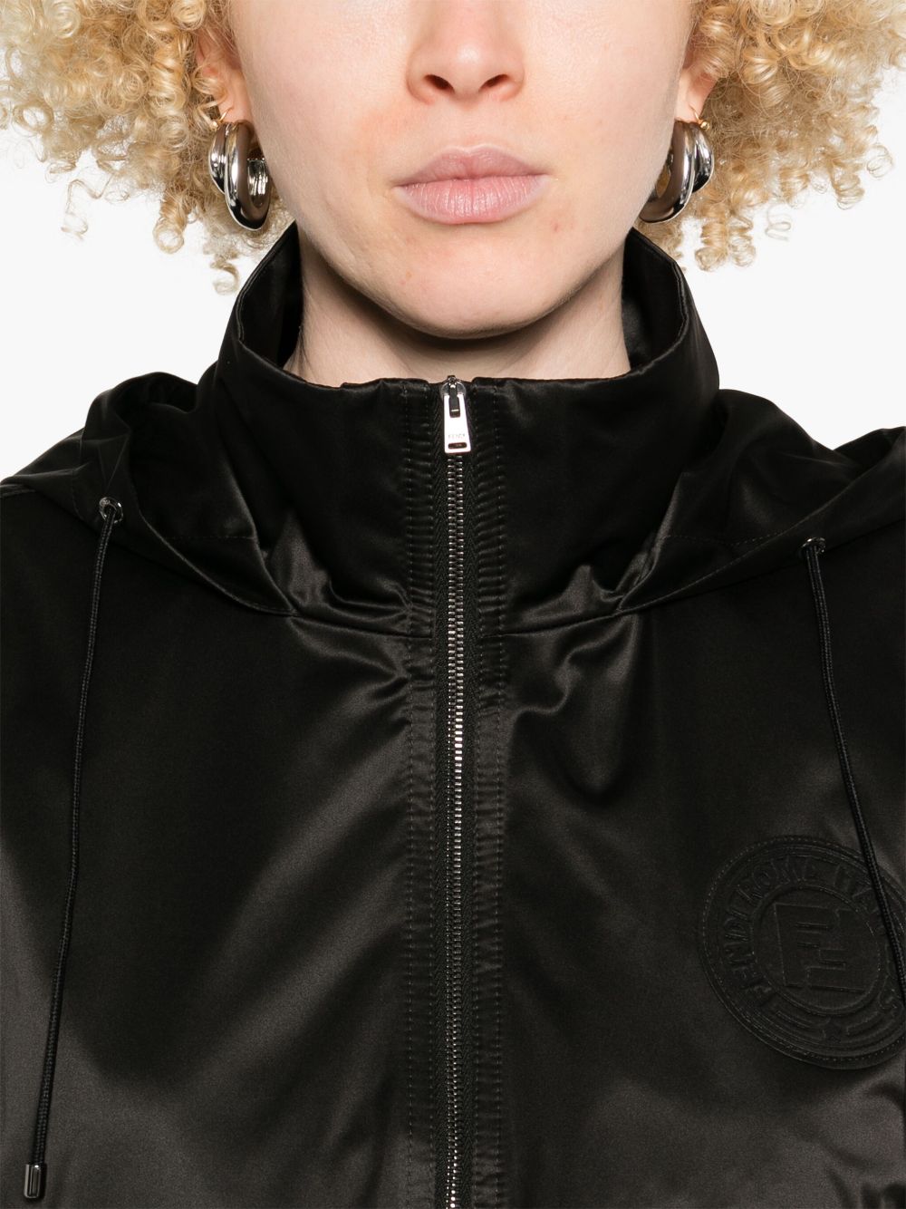 Fendi フェンディフード付きジップベスト - Image 4