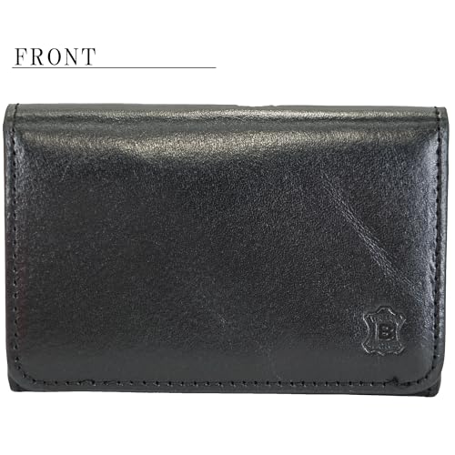 Belkutt Premium Italian Leather Business Card Holder, Genuine Leather, Vegetable Tanned