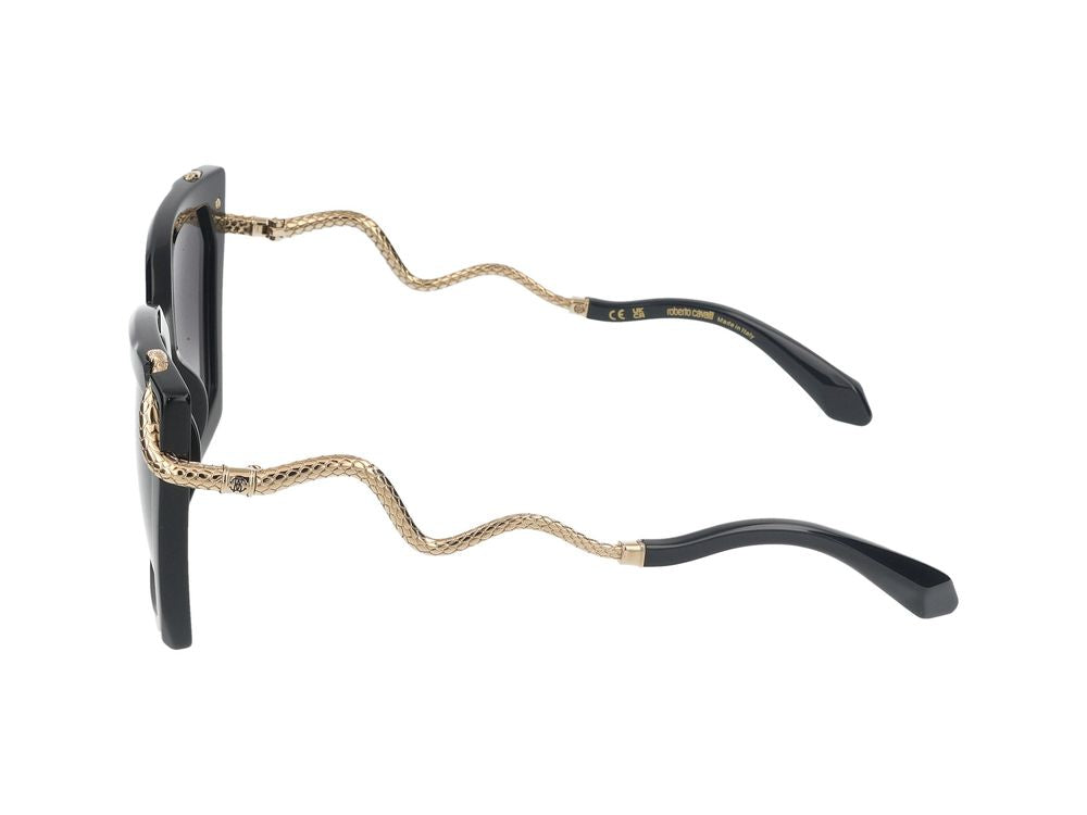 Cavalli サングラスロベルトカヴァッリSRC034 M 0700 Nero Lucido /21/140 - Image 4