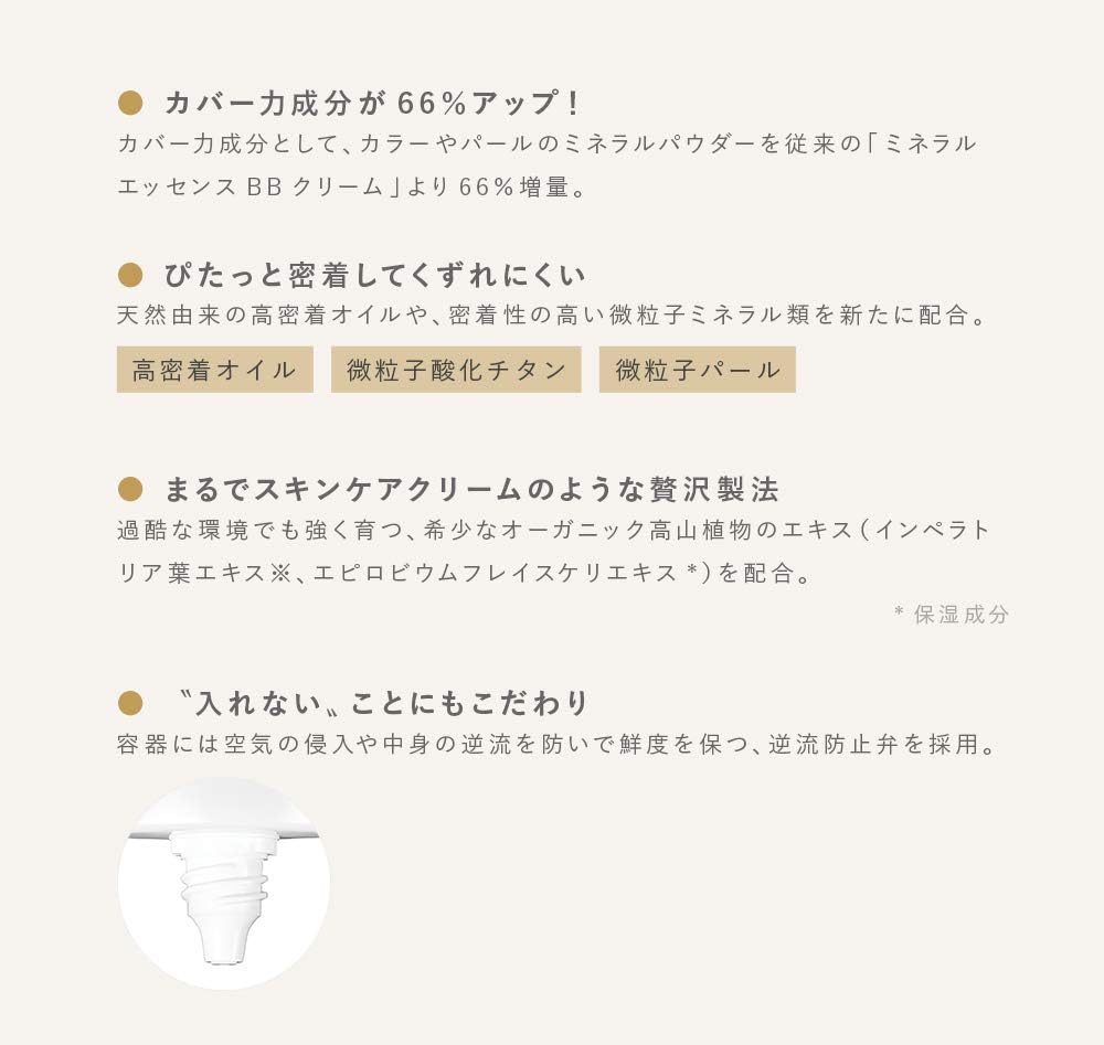 ONLY MINERALS Mineral Essence BB Cream Ultra Light Ochre Single Item 1.1 oz (30 g) (x1)