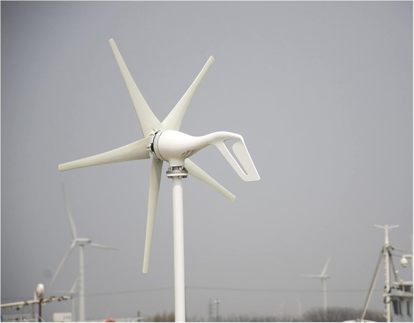 マイクロオフグリッド 400w 風力タービン発電機 家庭用 充電コントローラー付き (色: デラックスコントローラー仕様: 5枚羽根)