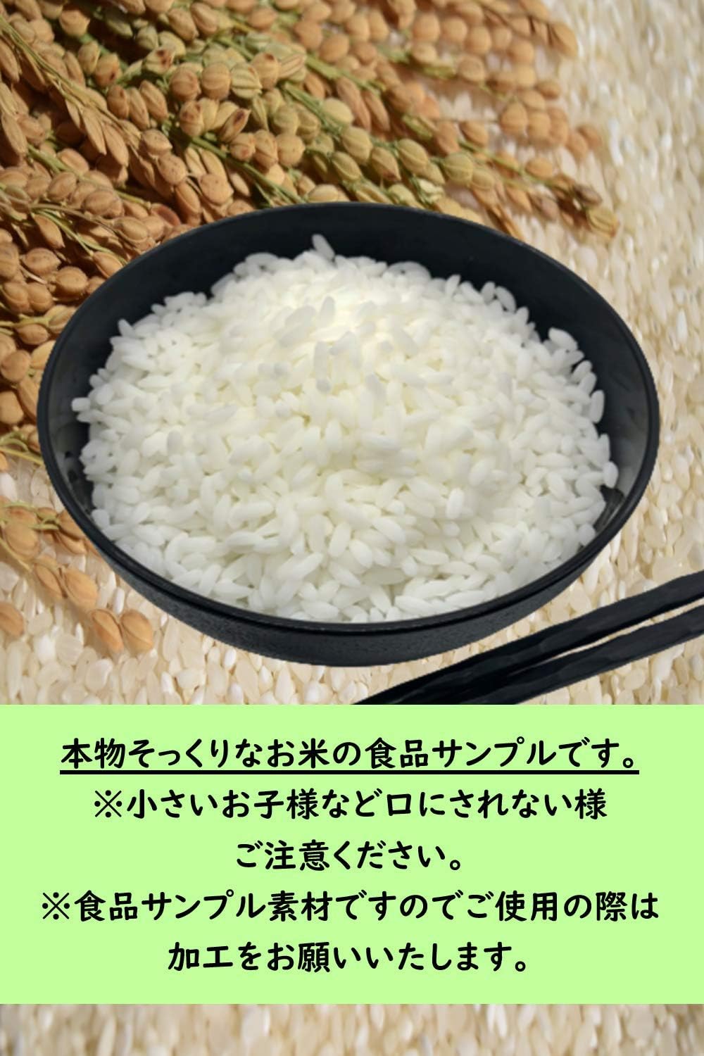 Food Sample Material Made in Japan Rice Natural White Standard 200g by Shokunin Sample Shop Yamato Soul