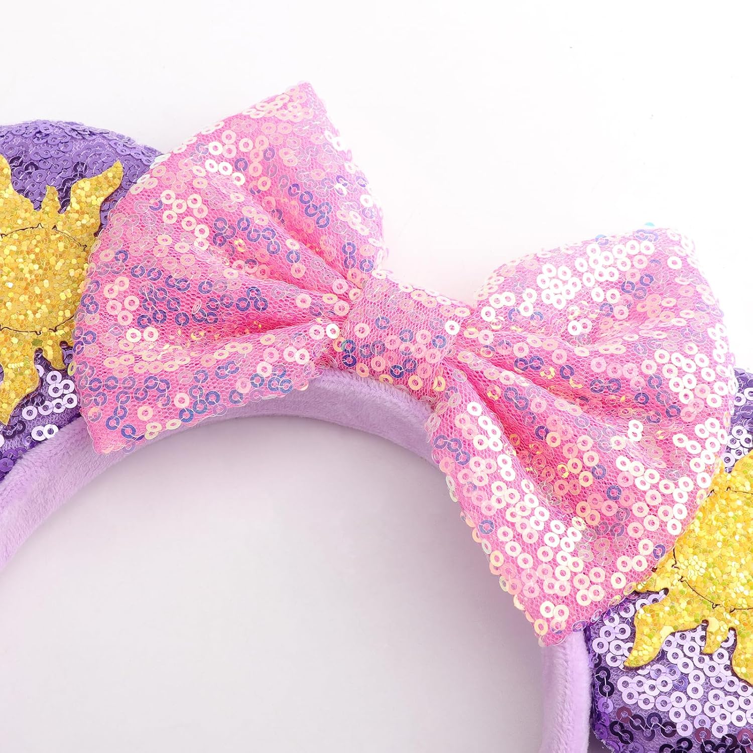 DRESHOW Mouse Ears Bow Sequins Party Decoration Cosplay Costume for Girls and Women