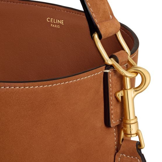 CELINE Medium bucket Louise in nubuck calfskin - Image 4