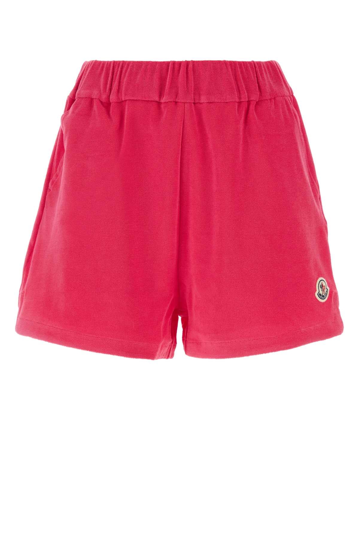 Moncler Moncler Fuchsia Chenille Shorts - Image 4