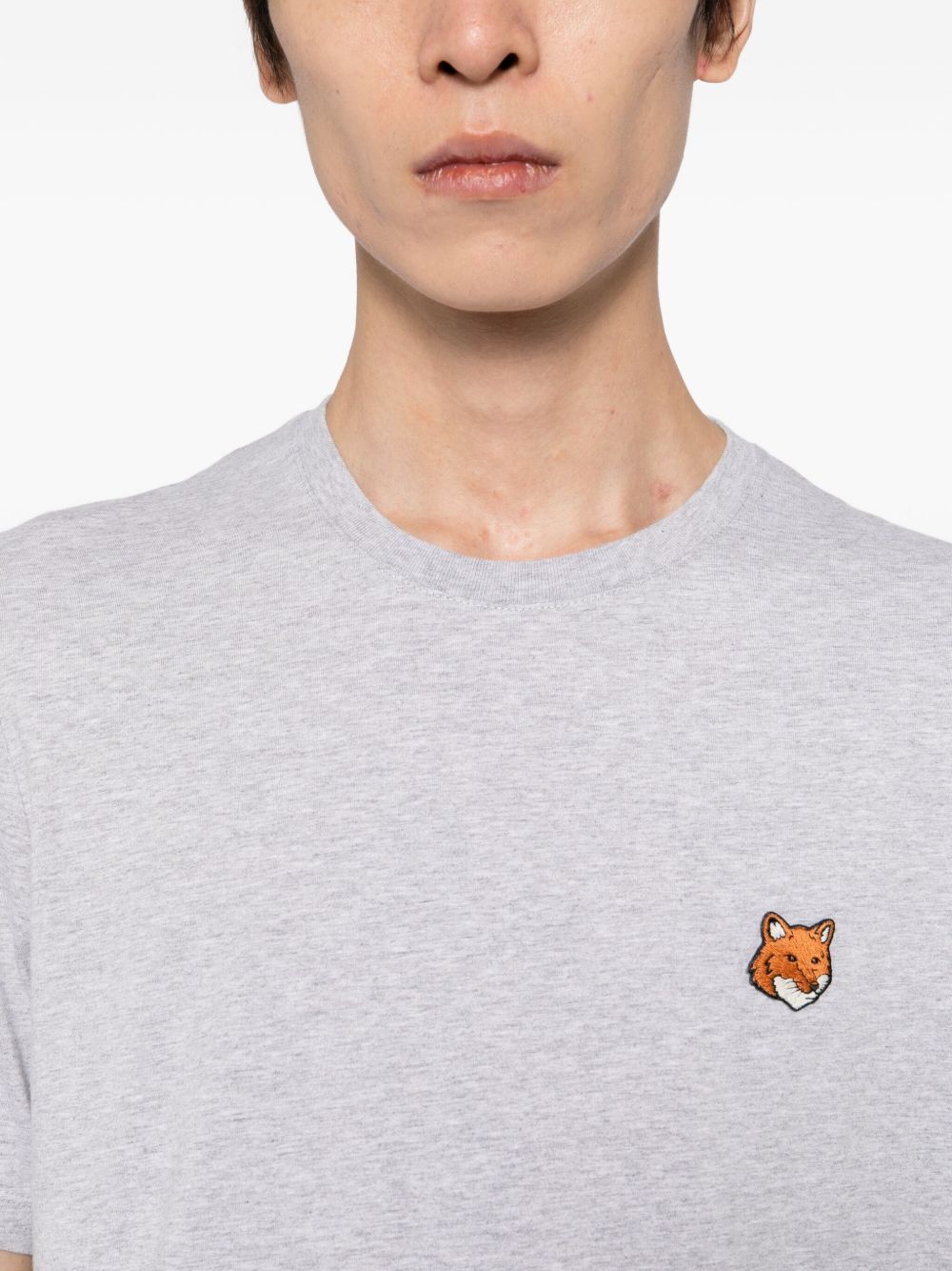 Maison メゾンキツネ 'フォックスヘッドコットンTシャツ - Image 4