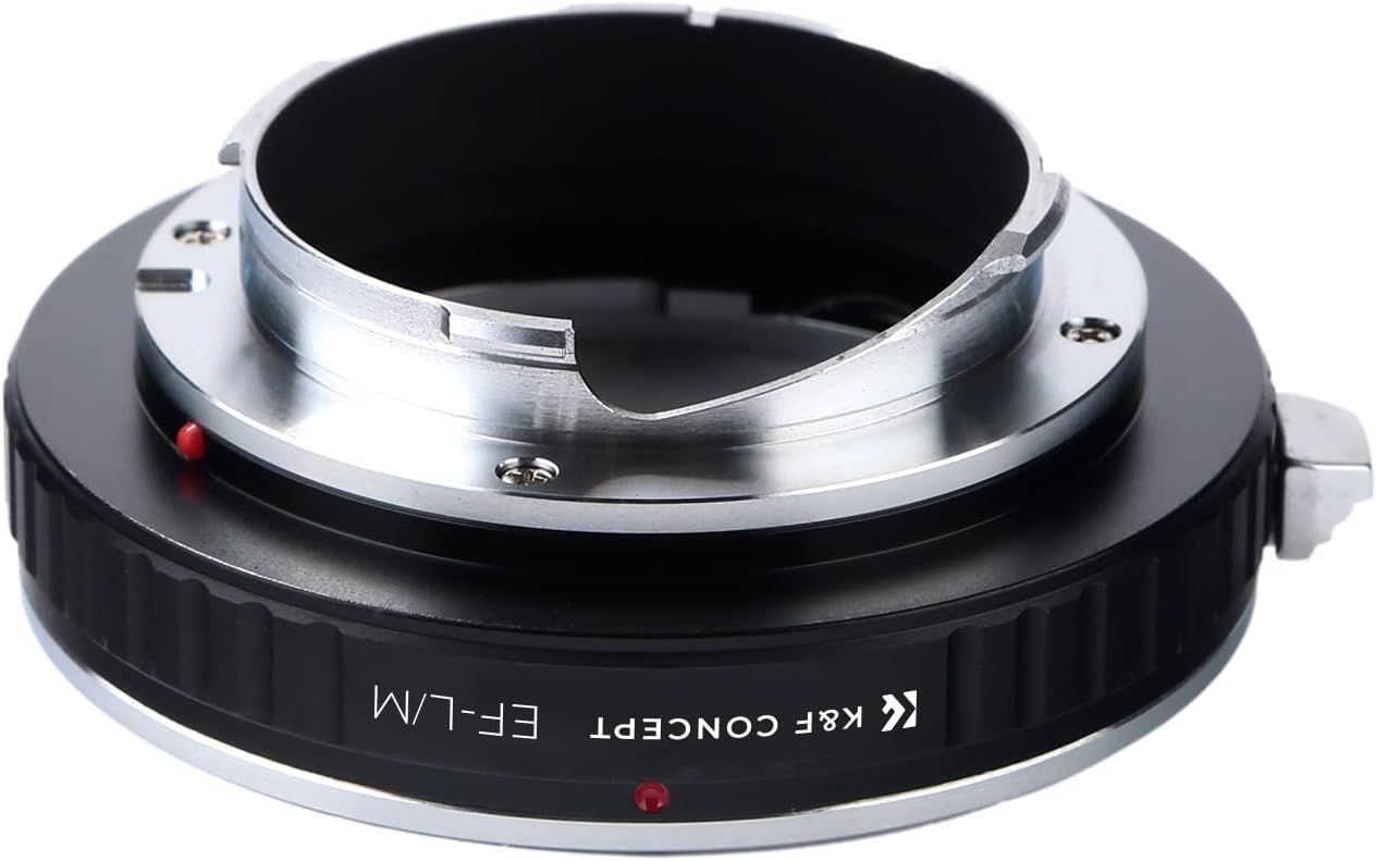 K&F CONCEPT マウントアダプター EOS-L/M レンズ変換アダプター Canon対応 EF/EF-S マウントレンズ→ ライカ対応 Leica対応 Mカメラボディー対応 efマウント ライカ対応mマウント 変換 レンズアダプターリング メーカー直営店