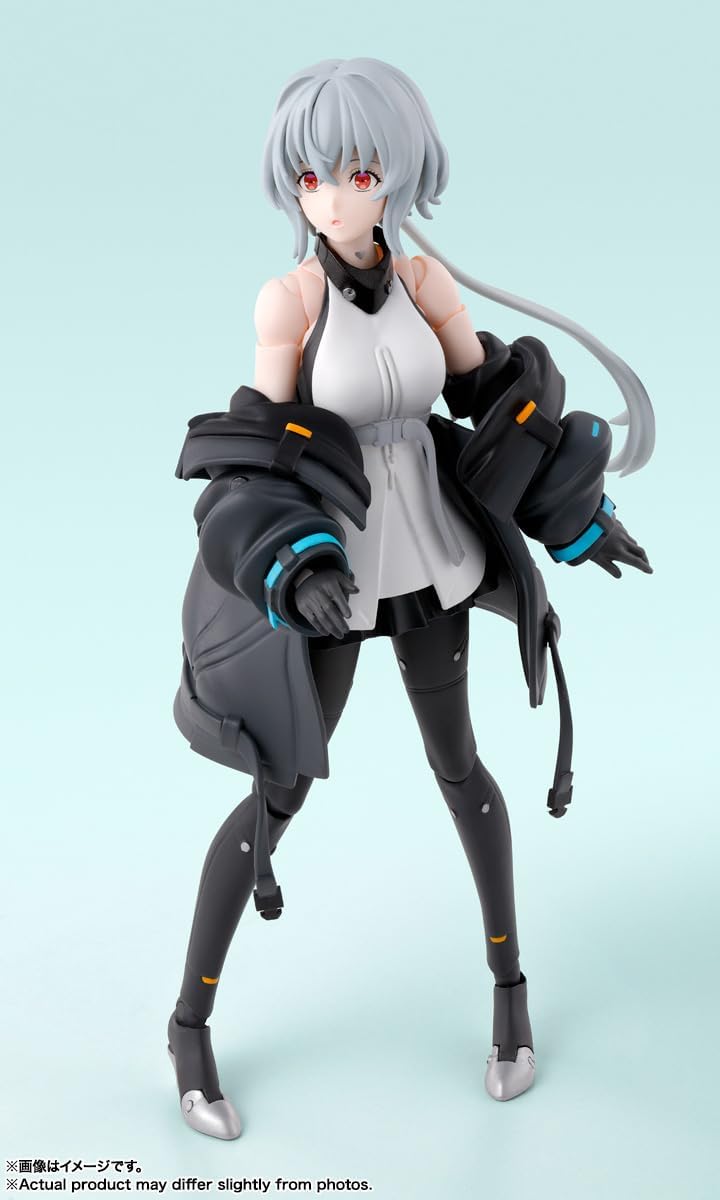BANDAI SPIRITS S.H. Figuarts Synduality Noir, Approx. 5.7 inches (145 mm), PVC Pre-painted Action Figure