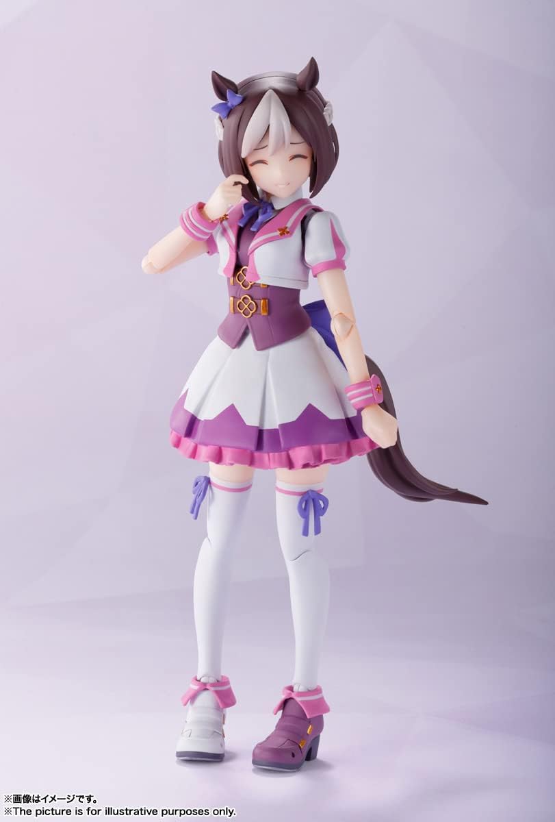S.H. Figuarts Uma Musume Pretty Derby Special Week, Approx. 5.1 inches (130 mm), PVC & ABS, Pre-painted Action Figure