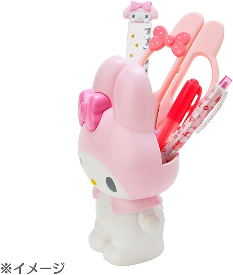 Sanrio 241199 My Melody Character Pen Stand, Approx. Width 3.9 x Depth 2.7 x Height 6.3 inches (9.8 x 6.8 x 16 cm)