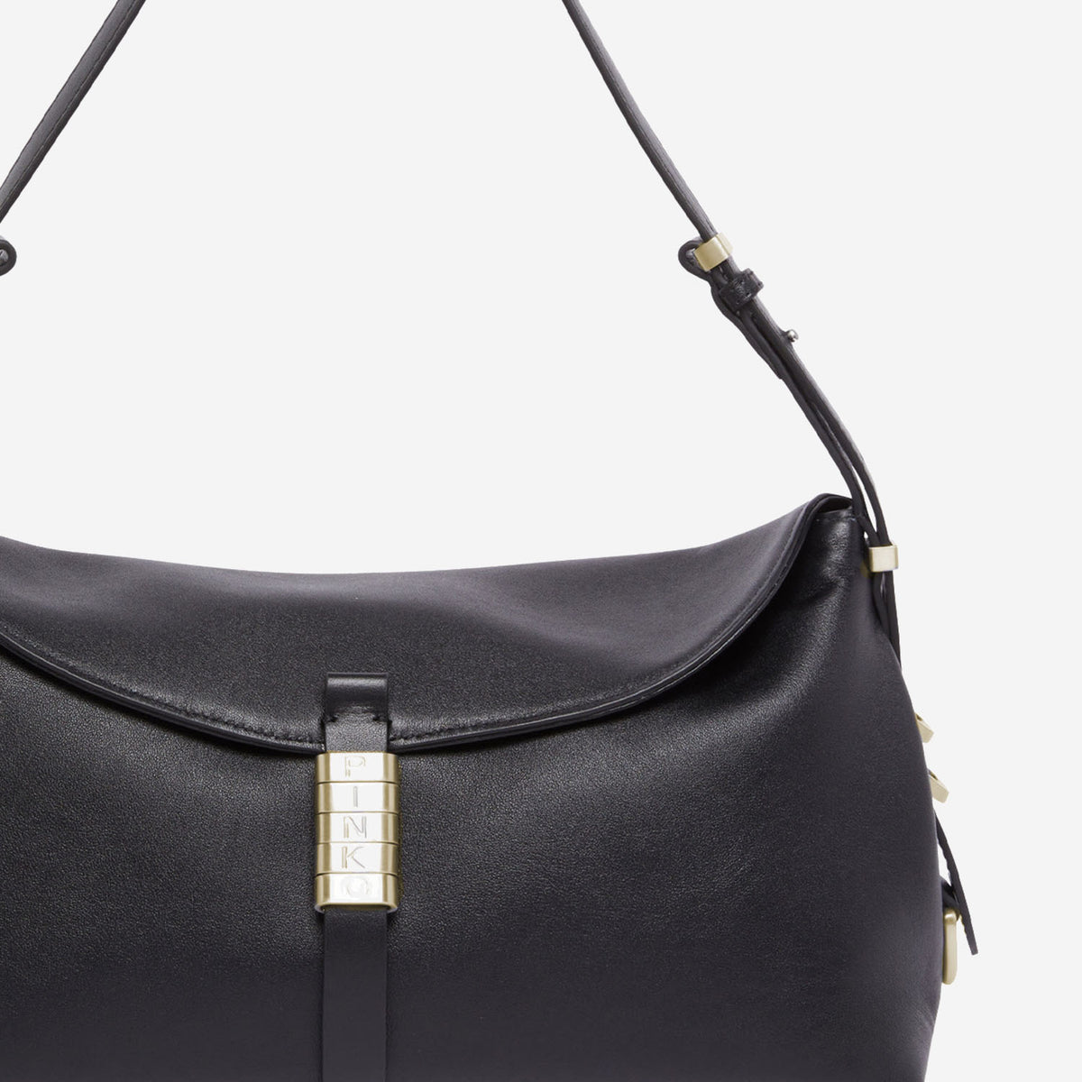 Pinko ピンコサドルバッグバゲットショルダーバッグ - Image 4