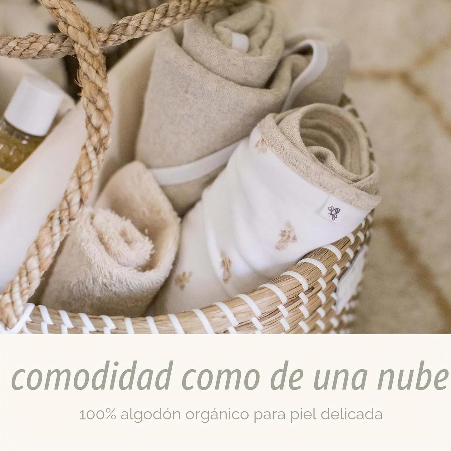 Toallitas de baño para bebés Burt's Bees Baby, 100% algodón orgánico, tejido de rizo suave y súper absorbente y tela de rizo tejida | Los paños de baño suaves y suaves de rizo 100 % algodón orgánico son los esenciales perfectos para el baño