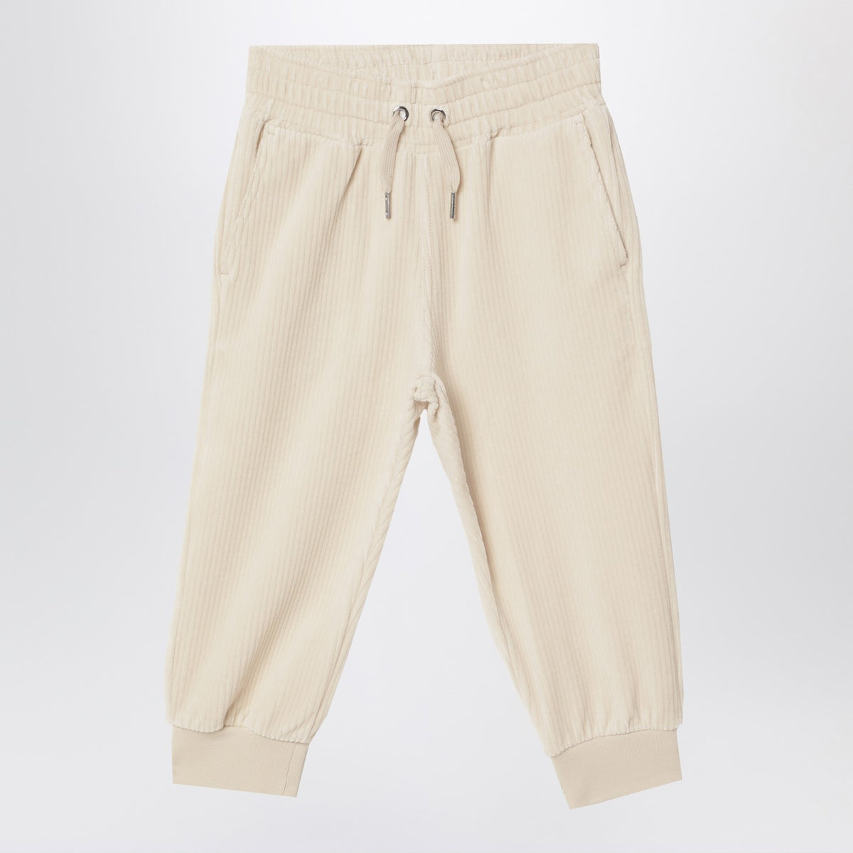 Givenchy Givenchy White Velvet Sweatpants - Image 4