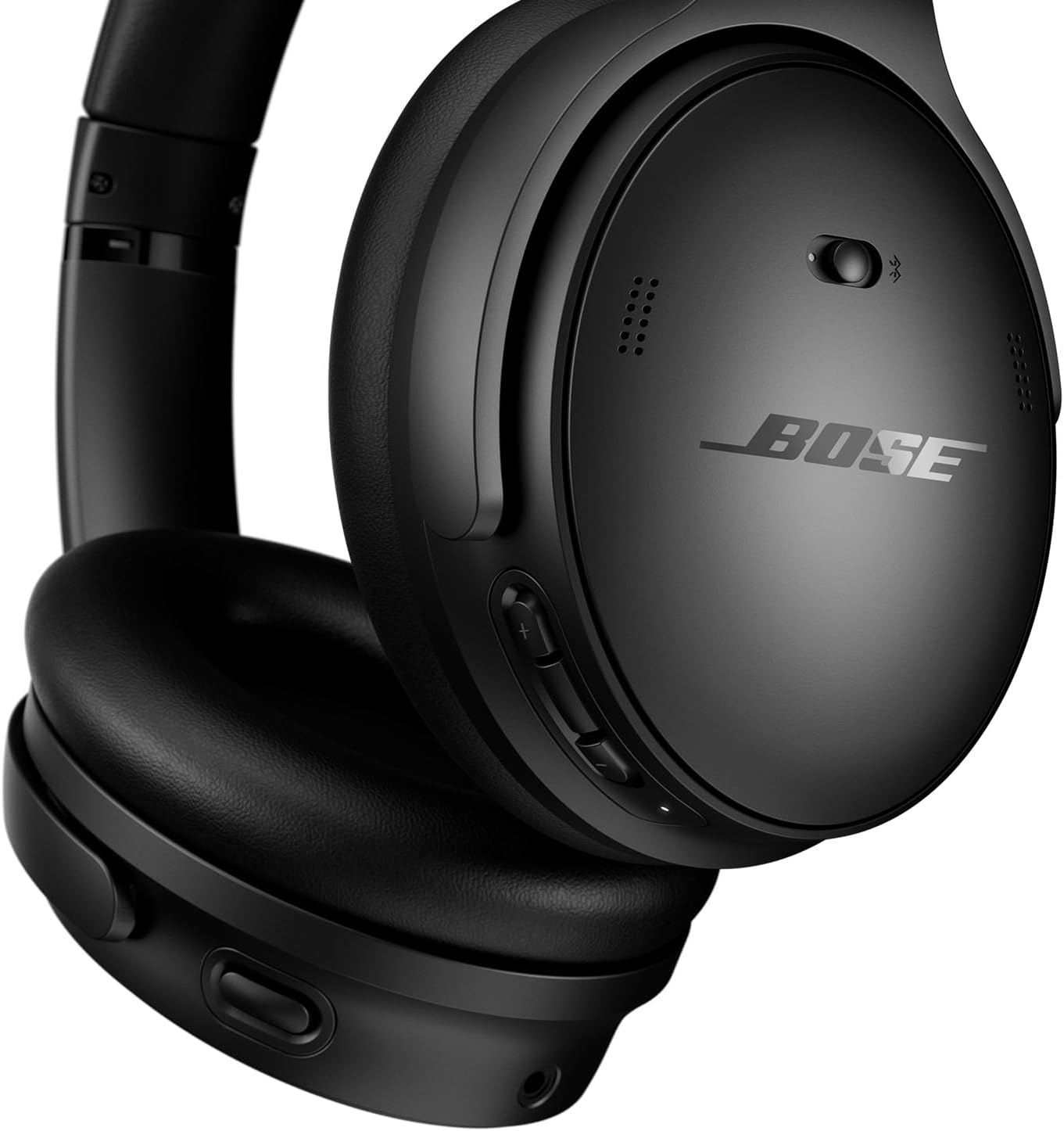 Bose QuietComfort SC Headphones Fully Wireless Headphones, Noise Cancelling, Bluetooth Connectivity with Microphone, Up to 24 Hours Playtime, Fast Charging, Black