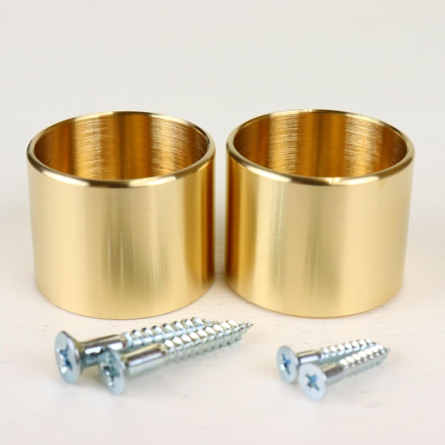 Craftsman Finish Solid Brass Pipe Bracket Hanger Pipe Socket Pipe Holder Fixing Hardware Set of 2 25 mm