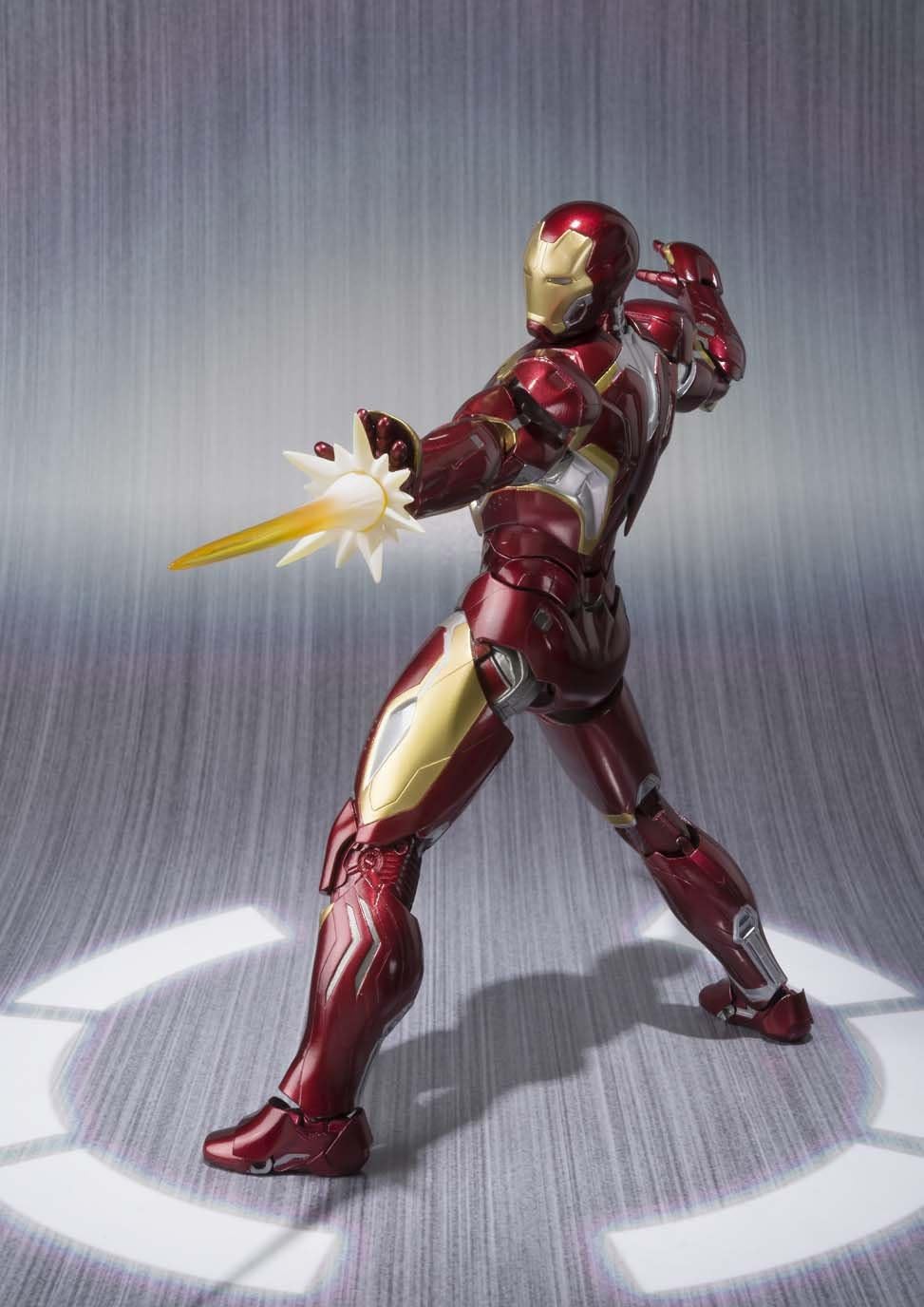 SH Figuarts Avengers Iron Man Mark 45 about 155mm ABS u0026 PVC u0026 die-cast painted action figure