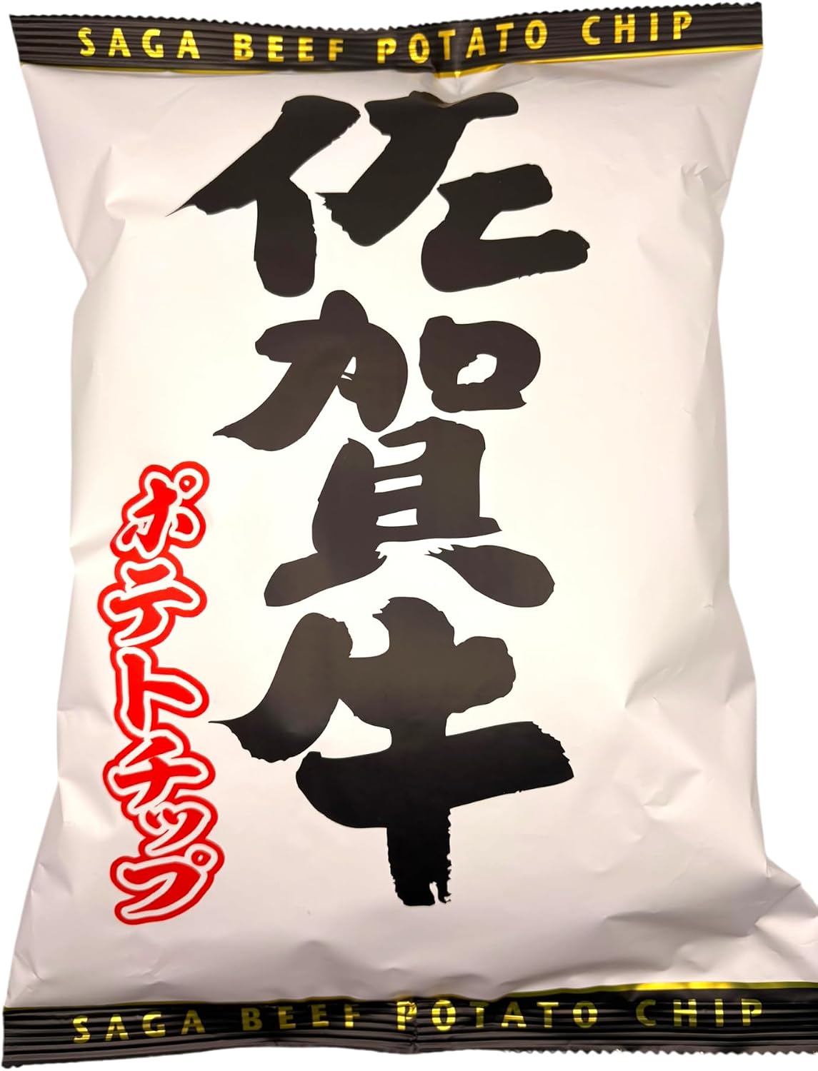 Potato Chips, Food Comparison, Set of 2, Saga Onions, Saga Beef, 3.5 oz (100 g) each, Kettle-frying method, Local Potato Chips, Sweets