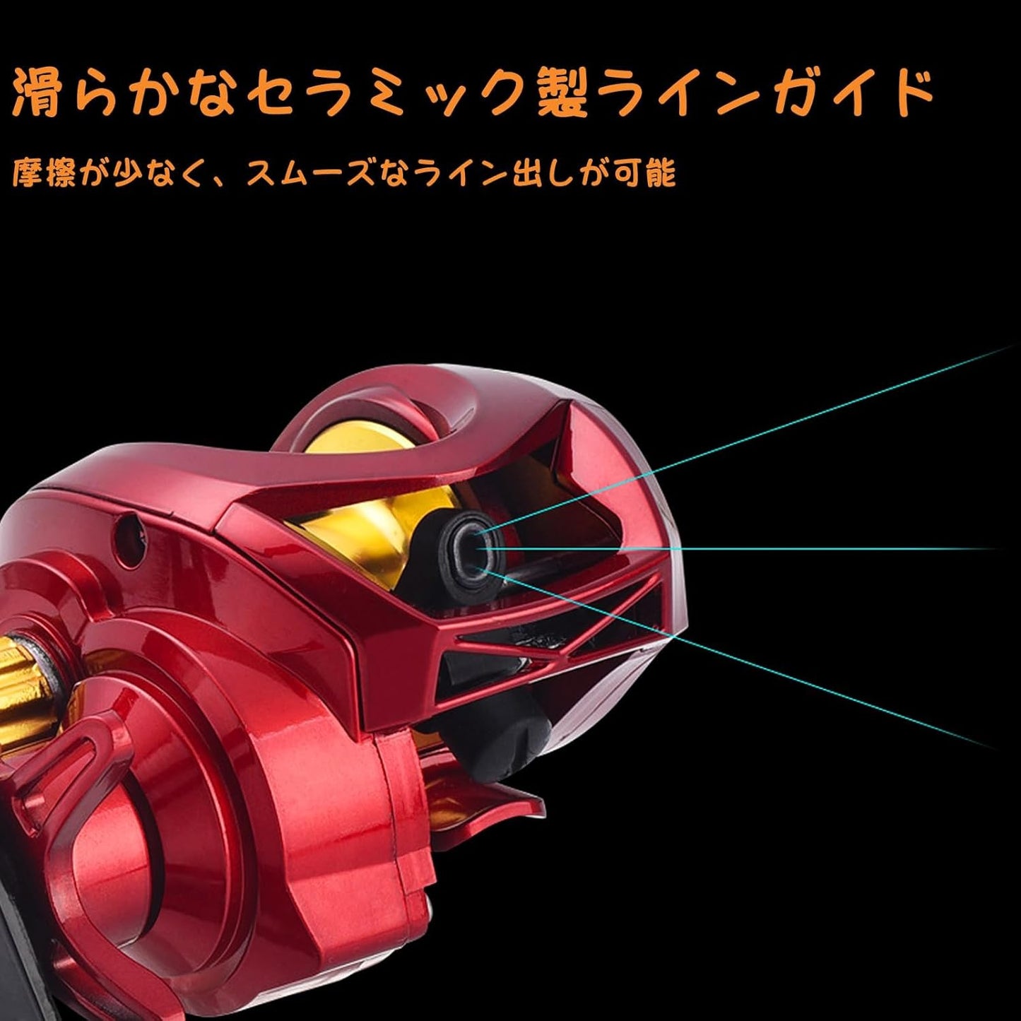 Bait Reel Fishing Reel Bait Finesse Reel Shallow Groove Spool Ultra Lightweight Aluminum Alloy Spool Strong Magnetic Brake for Saltwater Fishing Freshwater (Right Handle)