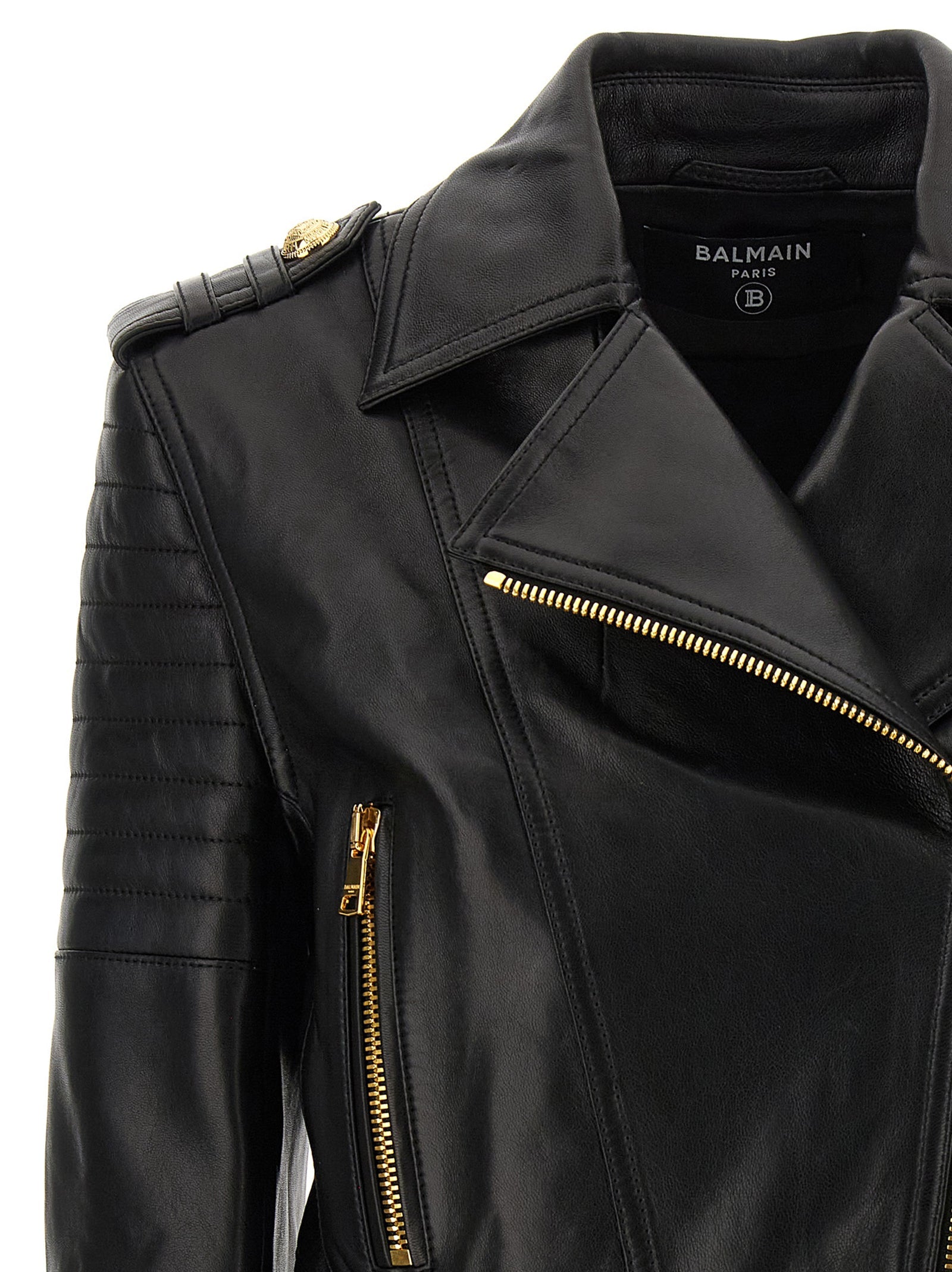 Balmain バルメインレザージャケット - Image 4