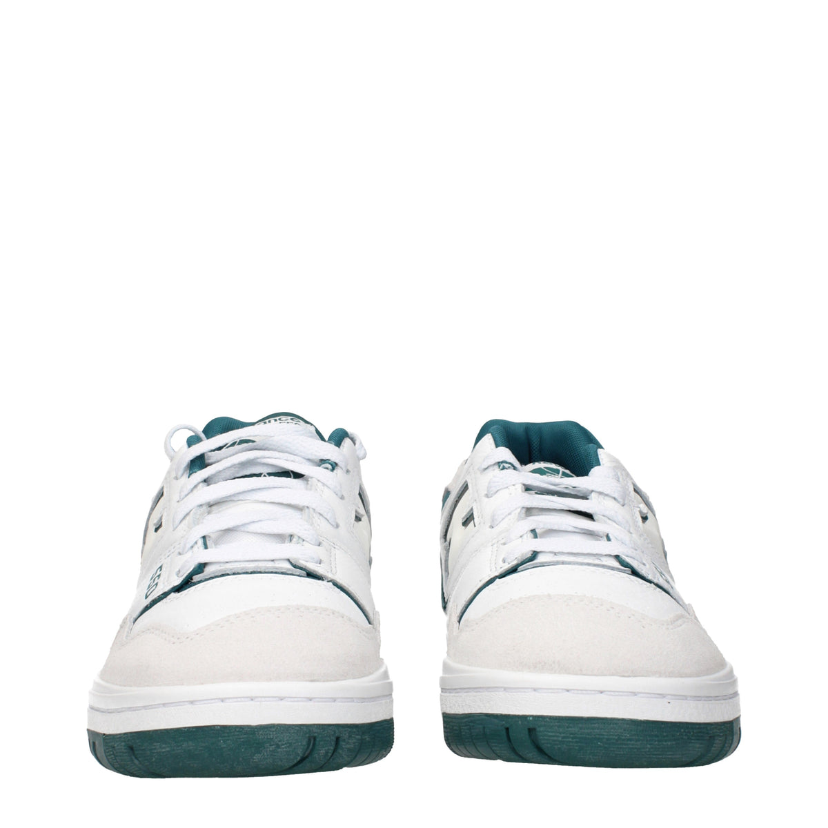 Designer Brand ニューバランス 550 メンズs レザースニーカー ホワイト/フォレスト - Image 4