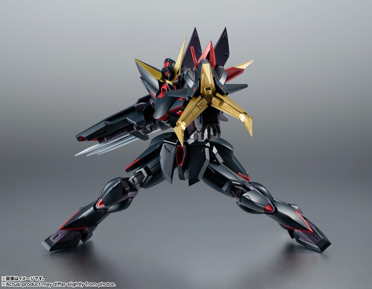 BANDAI SPIRITS ROBOT Spirits Mobile Suit Gundam SEED GAT-X207 Blitz Gundam Ver. A.N.I.M.E. Approx. 4.9 inches (125 mm), ABS & PVC Pre-painted Action Figure
