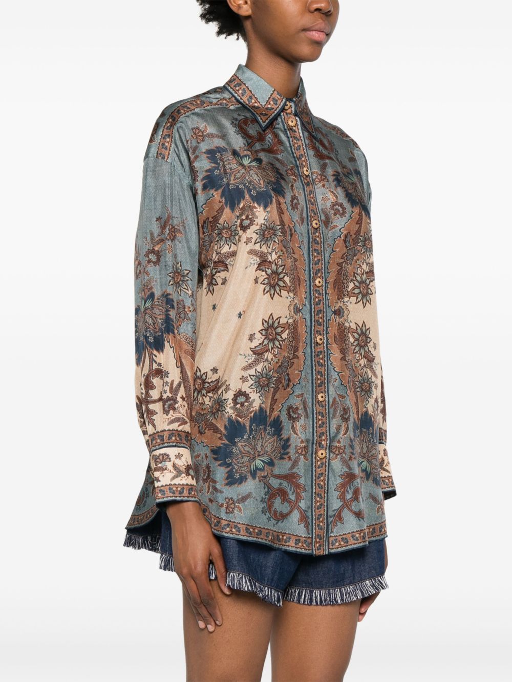 Zimmermann Zimmermann Shirts Blue - Image 4