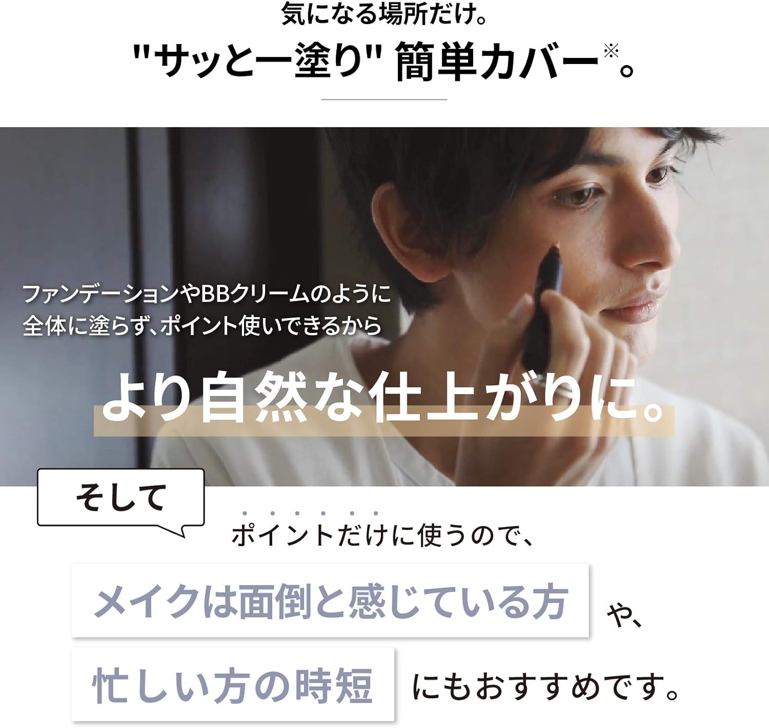 NULL Concealer (For Redness Bears, Pores & Acne Marks) #01 For Lighter Skin Tones 4g