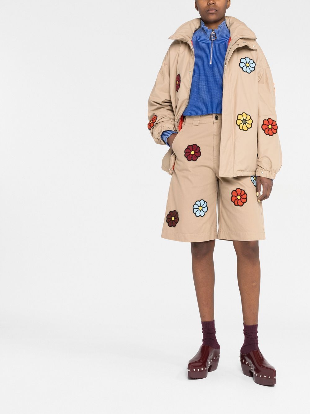 Moncler モンクレールカプセルパッチ付きコットンショーツ - Image 5