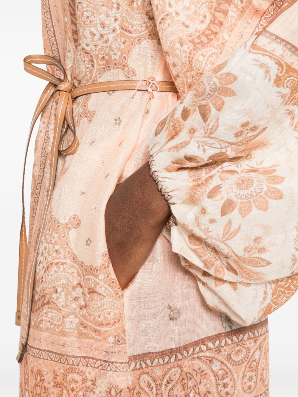 Zimmermann Zimmermannプリントリネンマキシドレス - Image 5