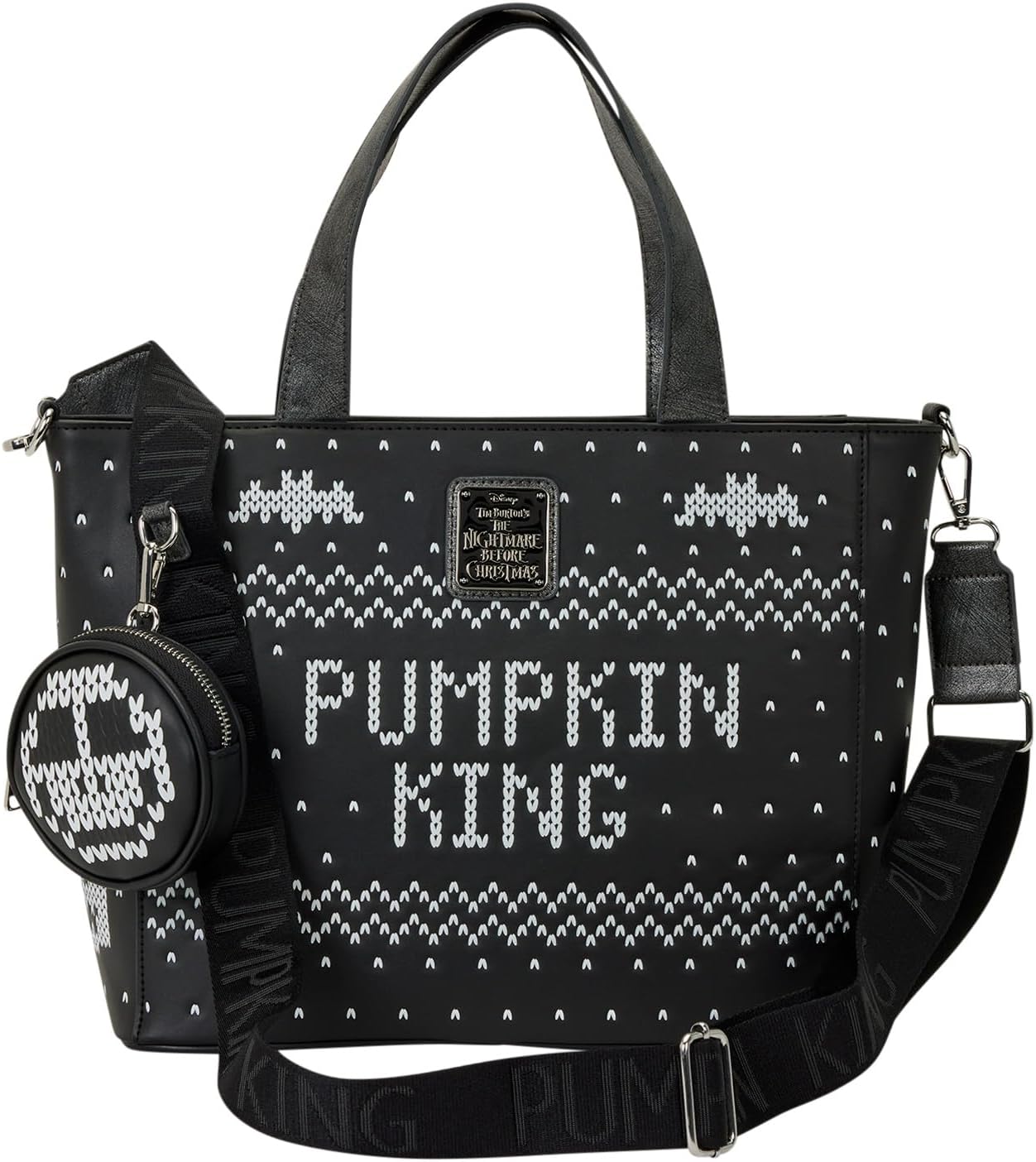 Loungefly Disney Nightmare Before Christmas Jack - Bolsa de mano con monedero