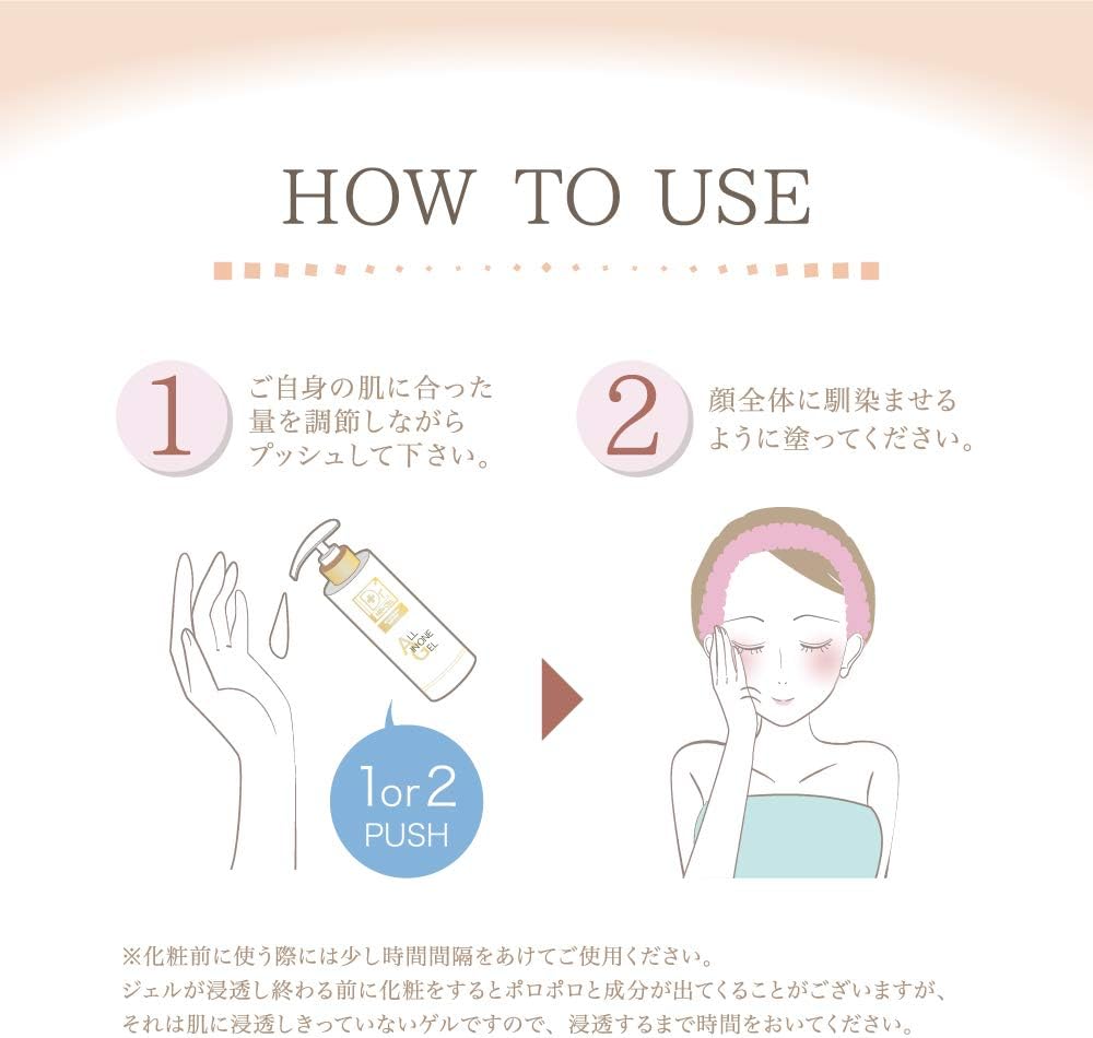 Dr. Hitocell Human Stem Cell All-in-One Gel, Highly Penetrating Lotion + Serum, Made in Japan