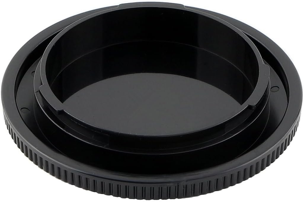 2 Pack Rear Lens Cap and Camera Body Cap Cover Kit for Canon EOS R50 R10 R8 R7 R6 R6 Mark II R5C R5 R3 RP R Ra RF Mount Mirrorless Camera