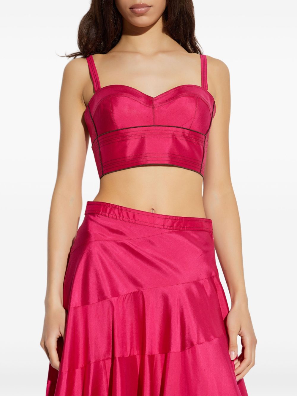 Tory Tory Burch Silk Bra Top - Image 5