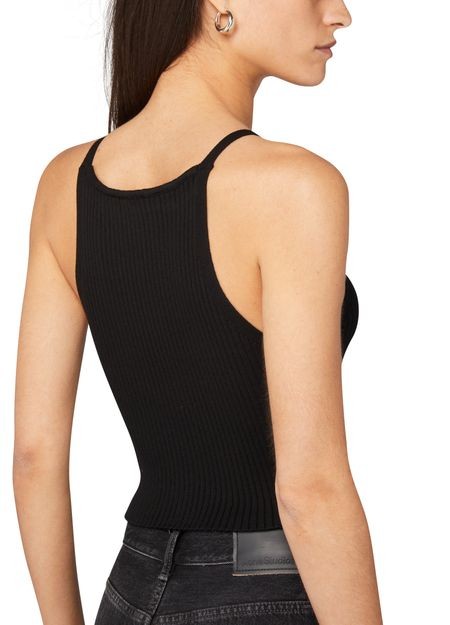 COURREGES Pointy シグネチャー リブニット トップス - Image 5