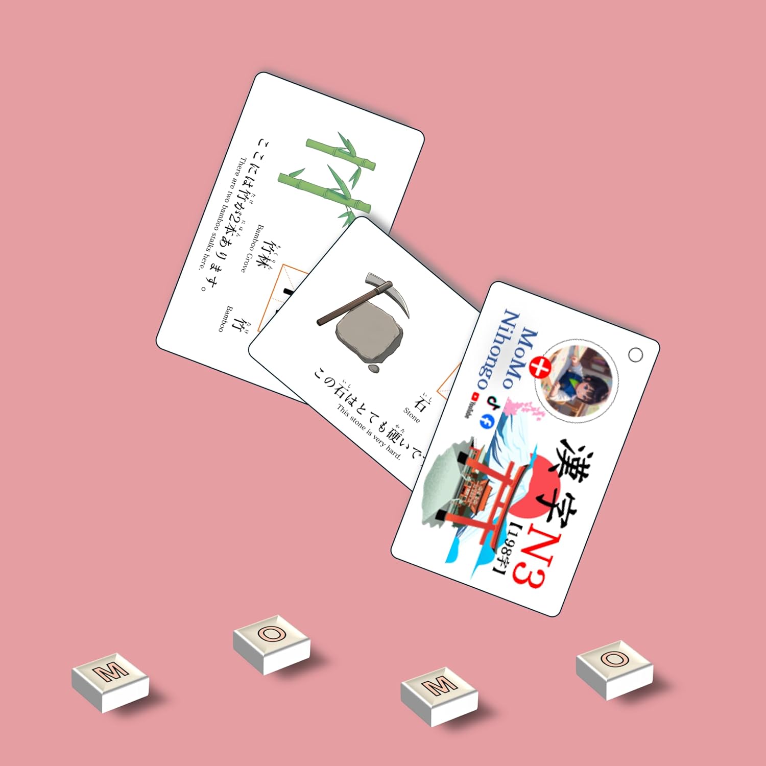 N3 - JLPT N3 Kanji Flashcards Test Japanese Language Proficiency with Indonesian (日本語能力試験)