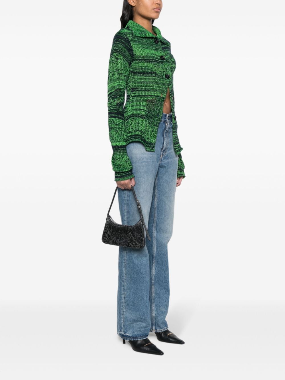 Acne Studios にきびスタジオの革のショルダーバッグ - Image 5