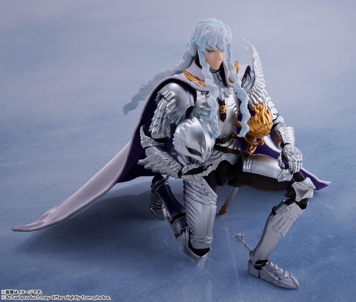 BANDAI SPIRITS S.H. Figuarts Berserk Griffith (Light Hawk), Approx. 6.1 inches (155 mm), ABS & PVC & Fabric, Pre-painted Action Figure