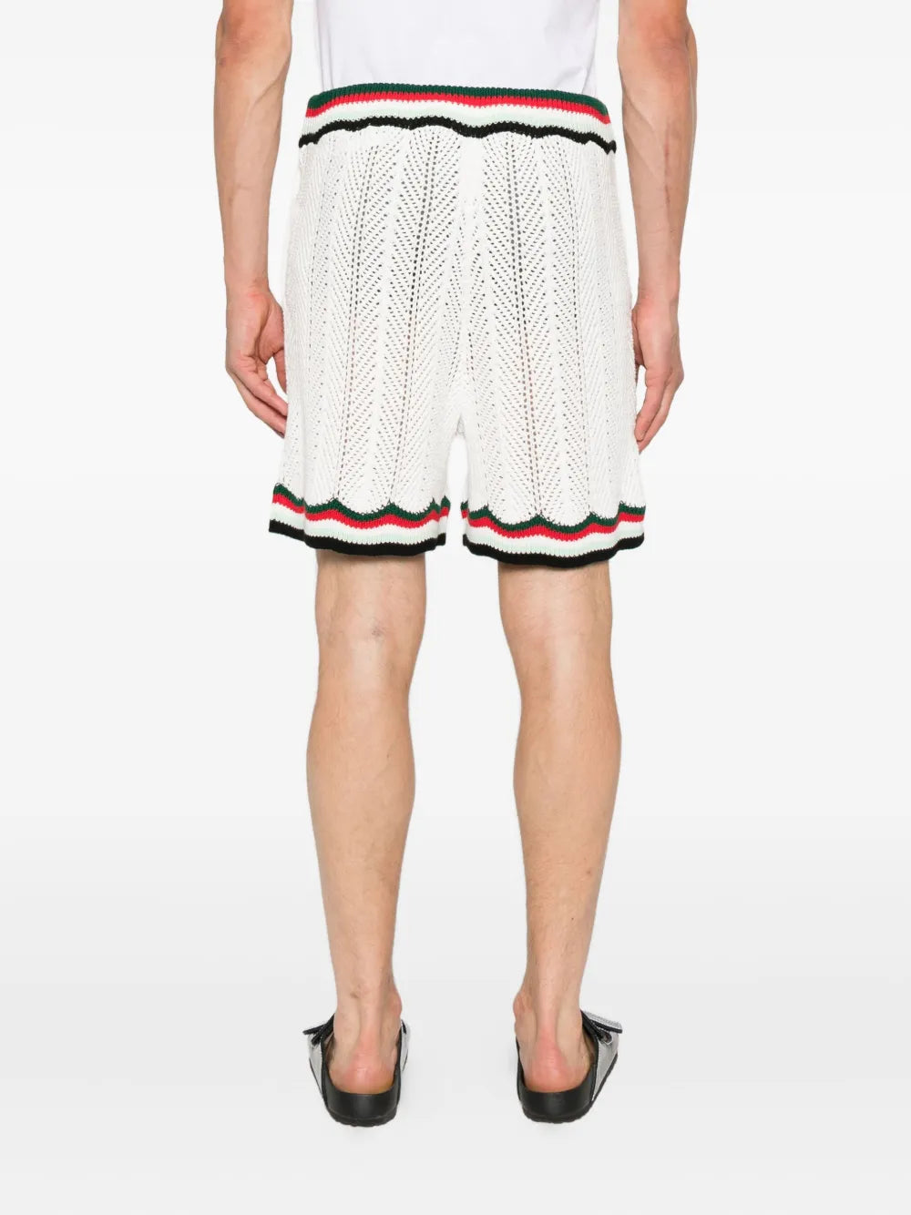 Casablanca 縞模様のディテール付きのカサブランカアスレチックショーツ - Image 5