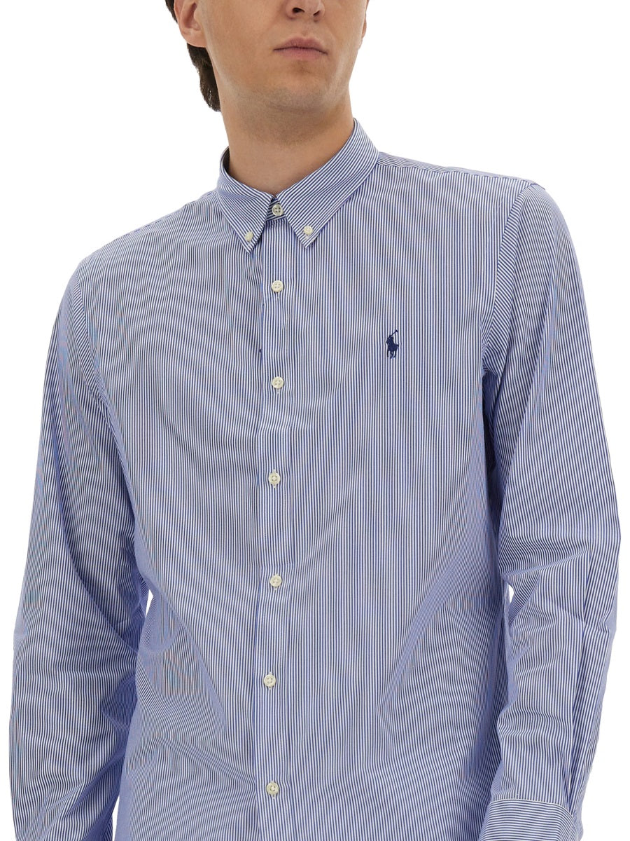 Polo ロゴ付きのポロラフローレンコットンシャツ - Image 5